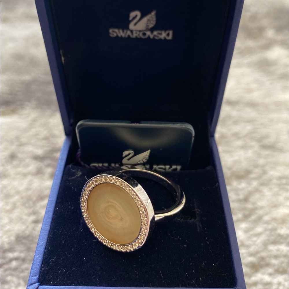Swarovski MAESTRO Ring Silver NWT Small/52/6